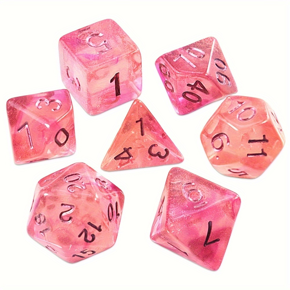 Board Game Pandemic - 7 قطع من مكعبات النرد متعددة