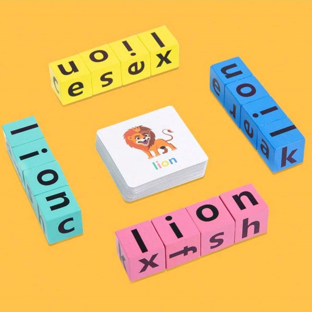 Board Game Family - لعبة لوحية لتهجئة الحروف الأبجدية للأطفال،