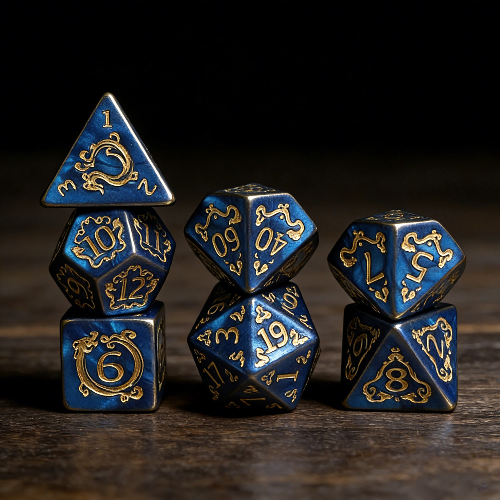 DND النرد 7 قطعة/المجموعة التن - مراجعة Board Game Pandemic وسعره