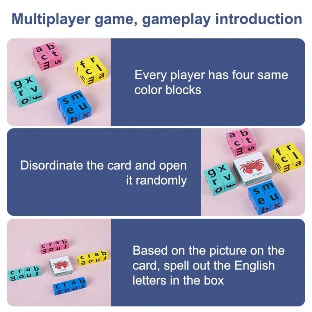 لعبة لوحية لتهجئة الحروف الأبج - مراجعة Board Game Family وسعره