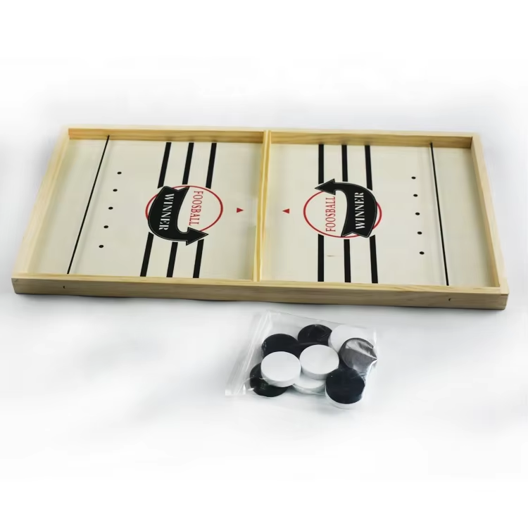 لعبة لوحية خشبية 2 في 1: هوكي  - مراجعة Board Game Family وسعره