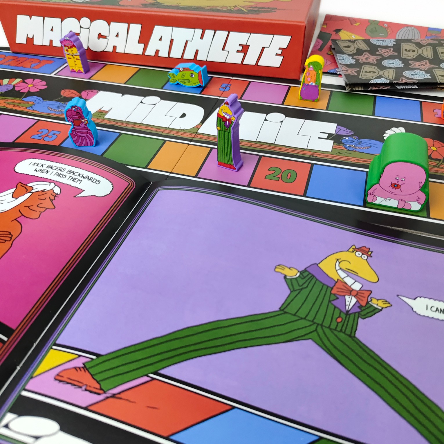 لعبة بطاقات MAGICAL ATHLETE، أ - مراجعة Board Game Simple وسعره