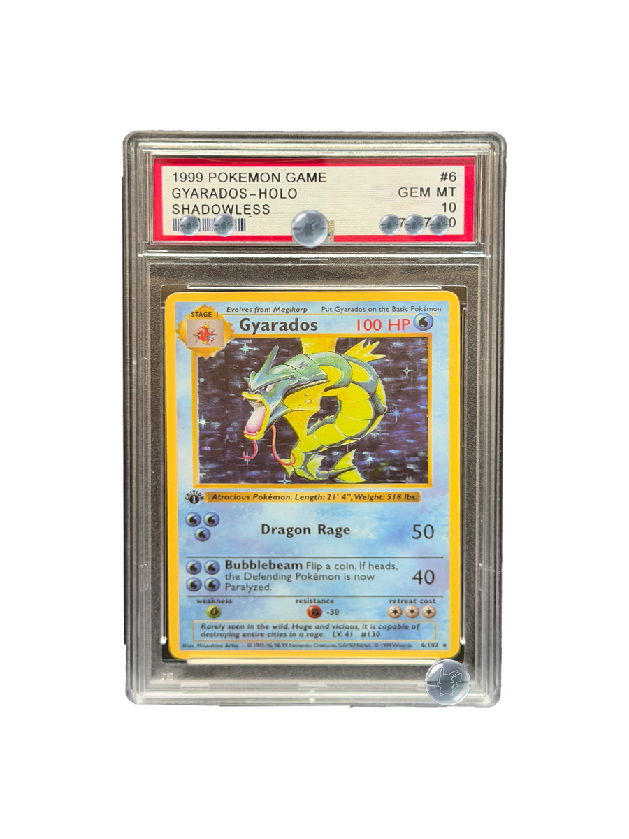 بطاقة بوكيمون 1999 غيارادوس هو - مراجعة Board Game Pokemon وسعره